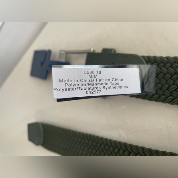 4/25 Olive Green Lattice Belt - Picture 3 of 5